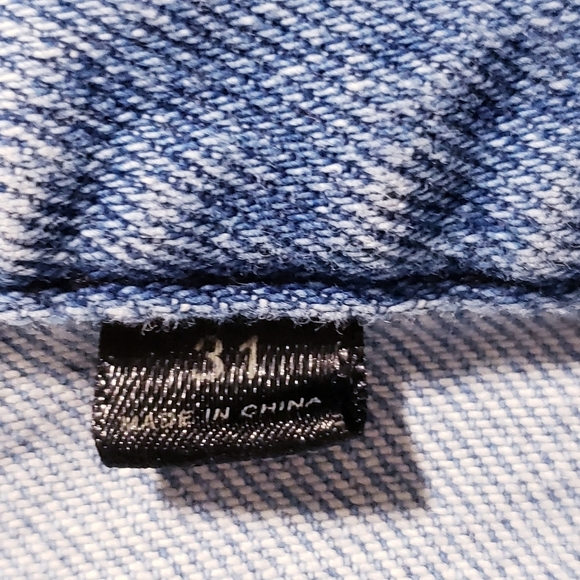 John Varvatos Bowery Slim Straight Leg Jeans In Blue Ice Men's 31 x 32 - Picture 8 of 11